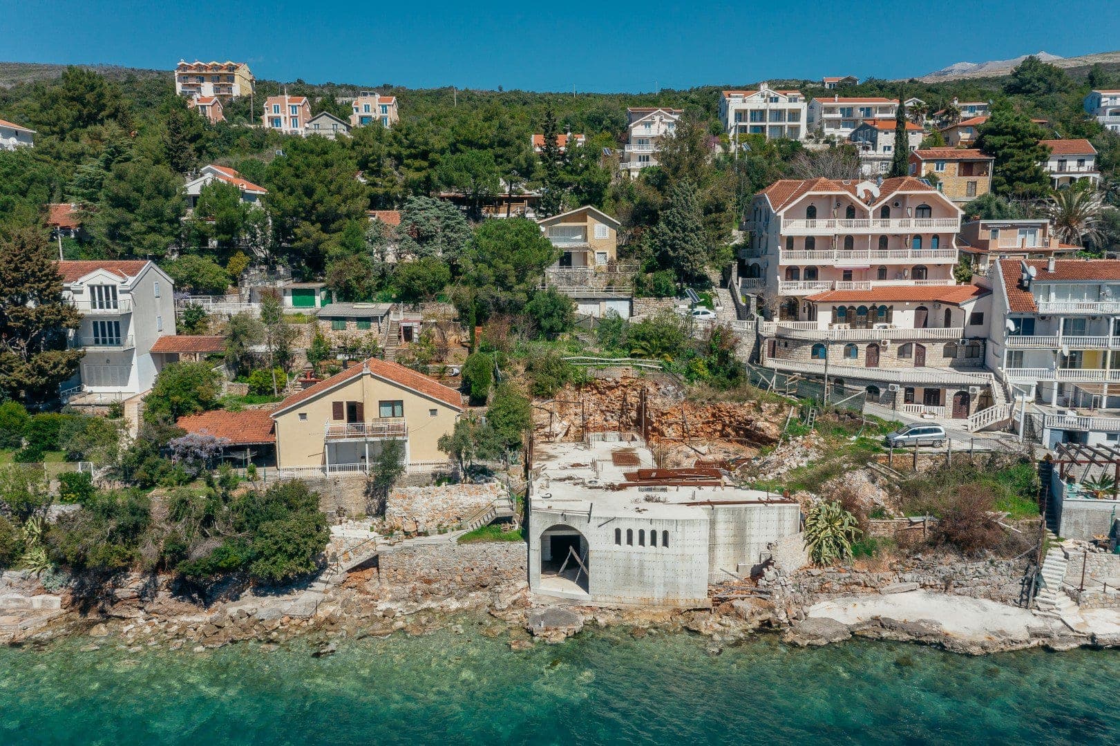 Bigovo - denize sıfır inşaat arazisi, Kotor, Bigovo — 13 fotoğraftan 3.
