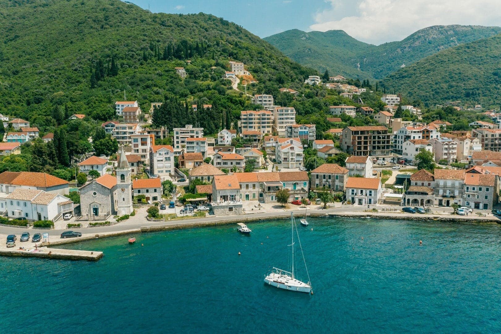 Роскошная вилла на берегу моря, Донья Ластва, Тиват, Донья Ластва — фото 1 из 36