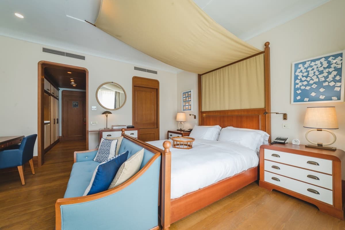 Luksuzan studio apartman u hotelu Regent, Tivat, Porto Montenegro — fotografija 9 od 15