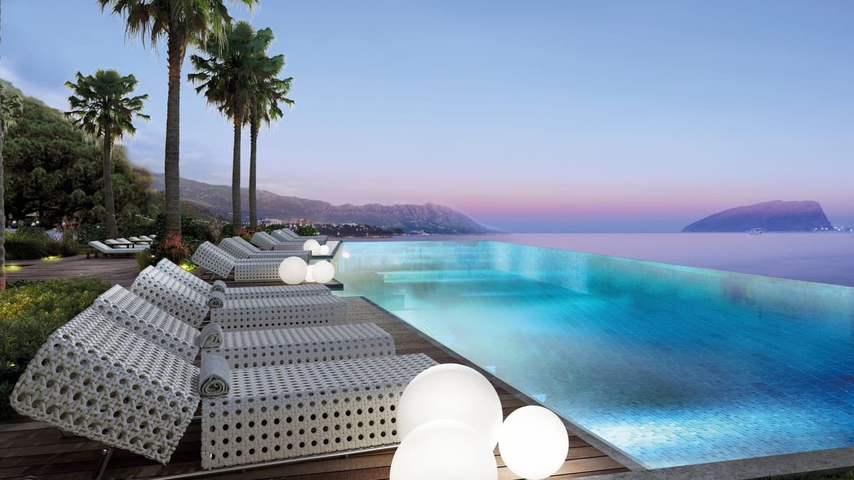 Özel 1 yatak odalı Deniz Manzaralı Daire, Swissôtel Riviera 5* Otel Kompleksi, Budva, Merkez — 17 fotoğraftan 11.