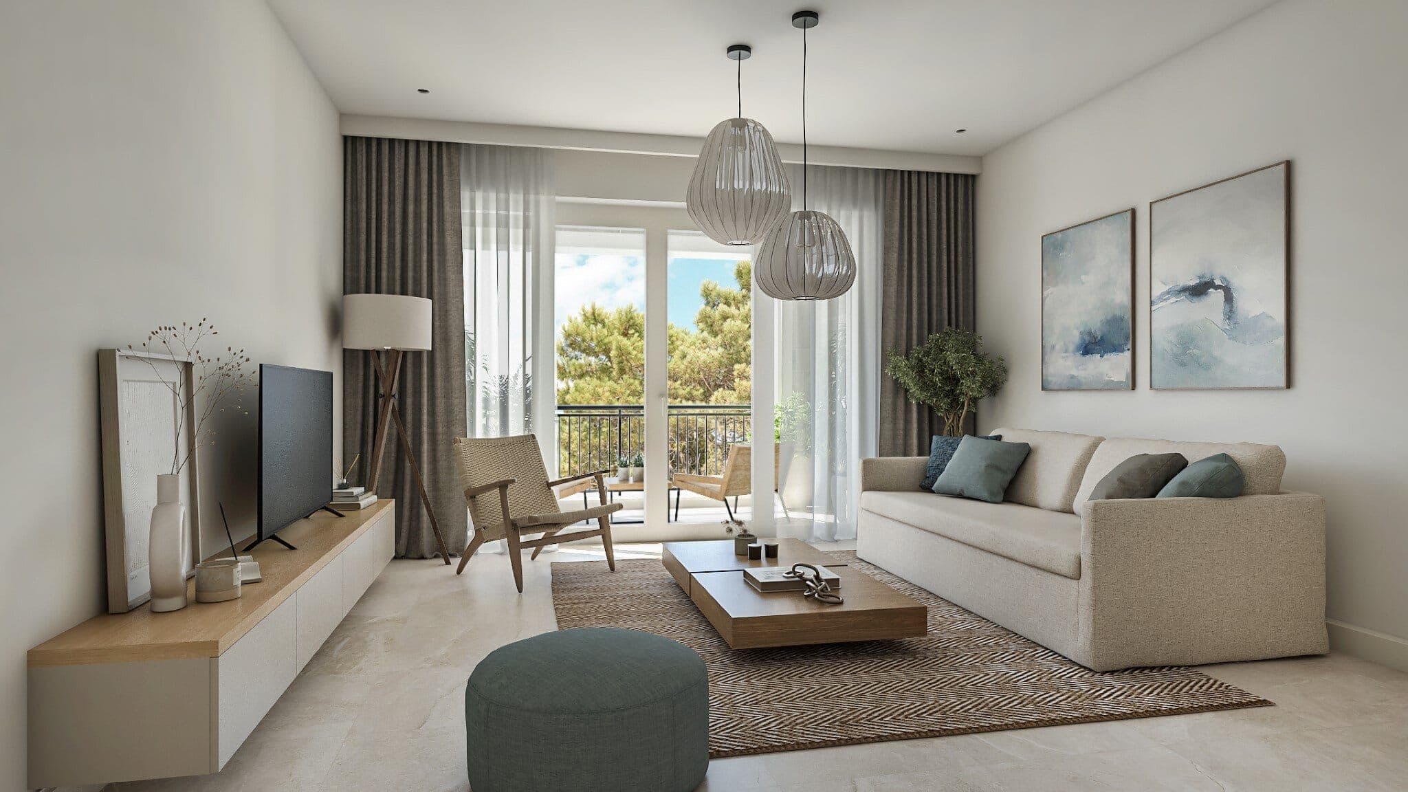 Centrale'de Yeni 2bdr Flat Daire, Tivat, Lustica Bay — 16 fotoğraftan 3.