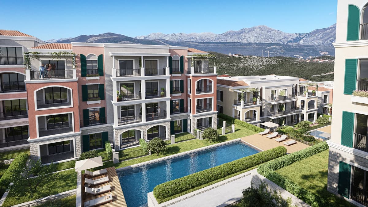 Yeni 1 yatak odalı Daire, Lustica Bay Centrale, Tivat, Lustica Körfezi — 11 fotoğraftan 2.