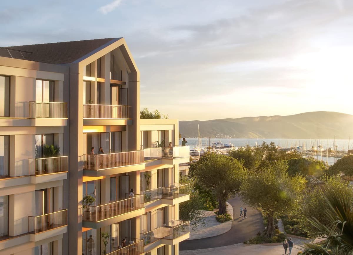 Vero Residences 1 yatak odalı Daire, Tivat, Porto Montenegro — 11 fotoğraftan 2.