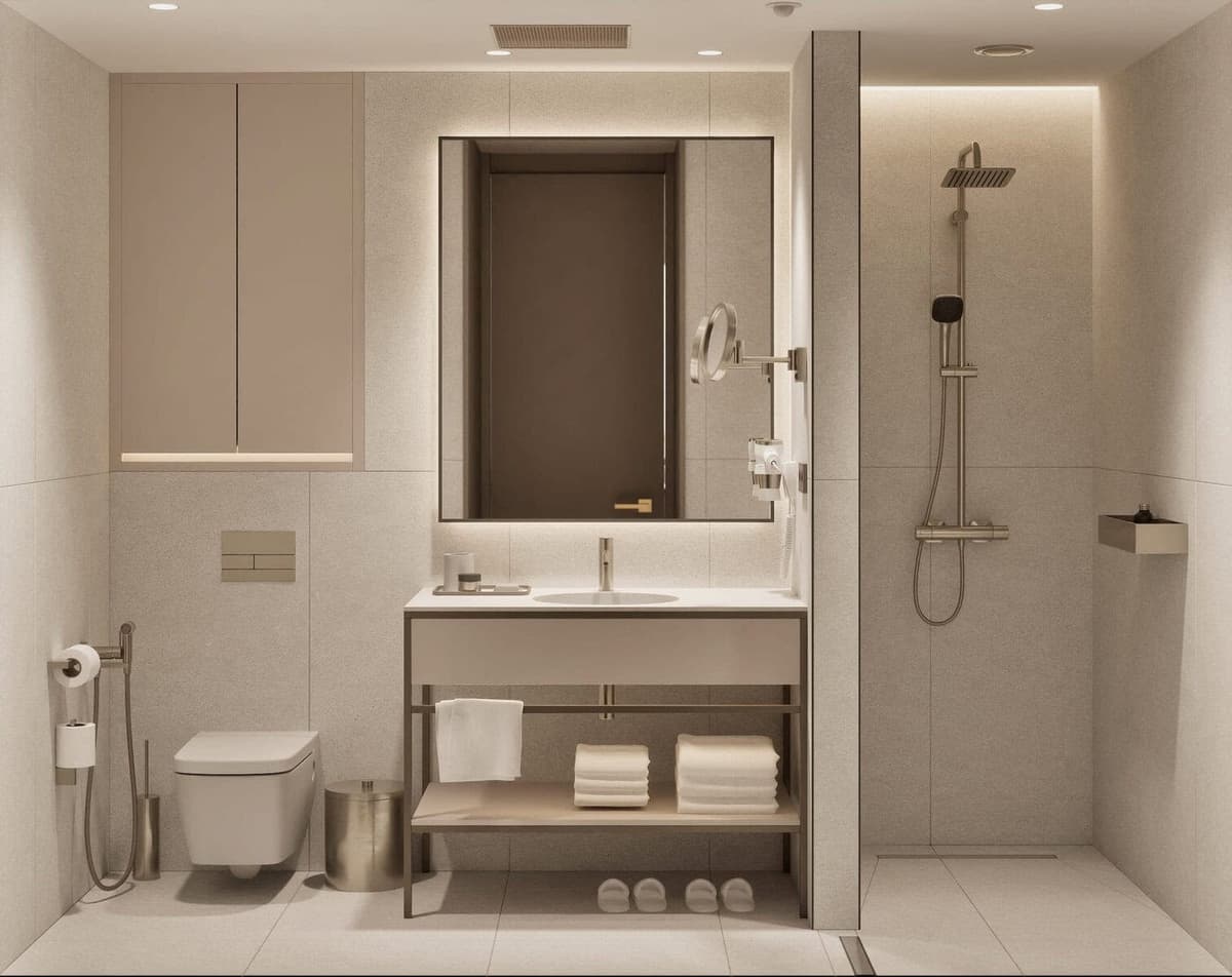 Su kenarında markalı 5* Melia konutları, Budva, Becici — 14 fotoğraftan 12.