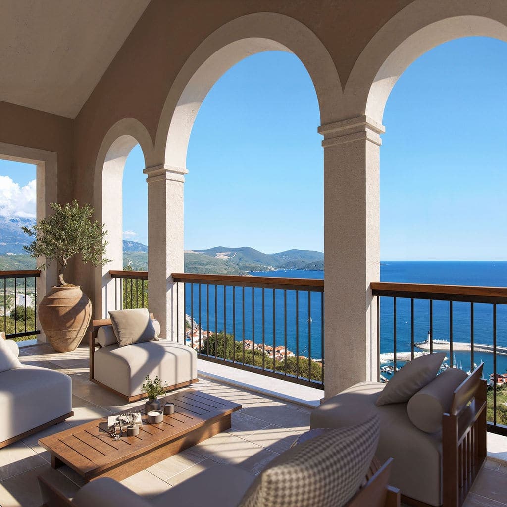 Horizon Residences'da Stüdyo Daire, Tivat, Lustica Bay — 9 fotoğraftan 3.