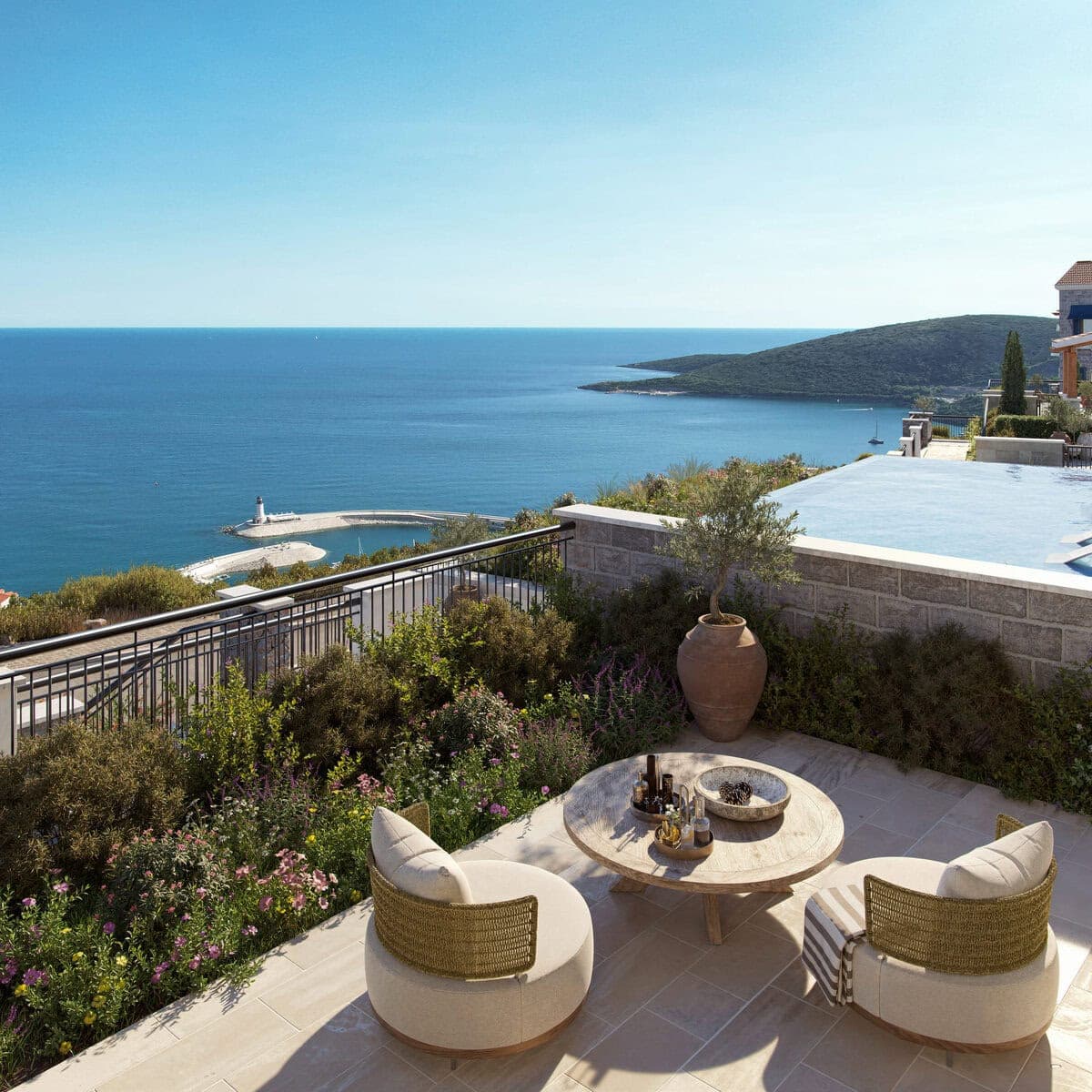 Horizon Residences'da Stüdyo Daire, Tivat, Lustica Bay — 9 fotoğraftan 7.
