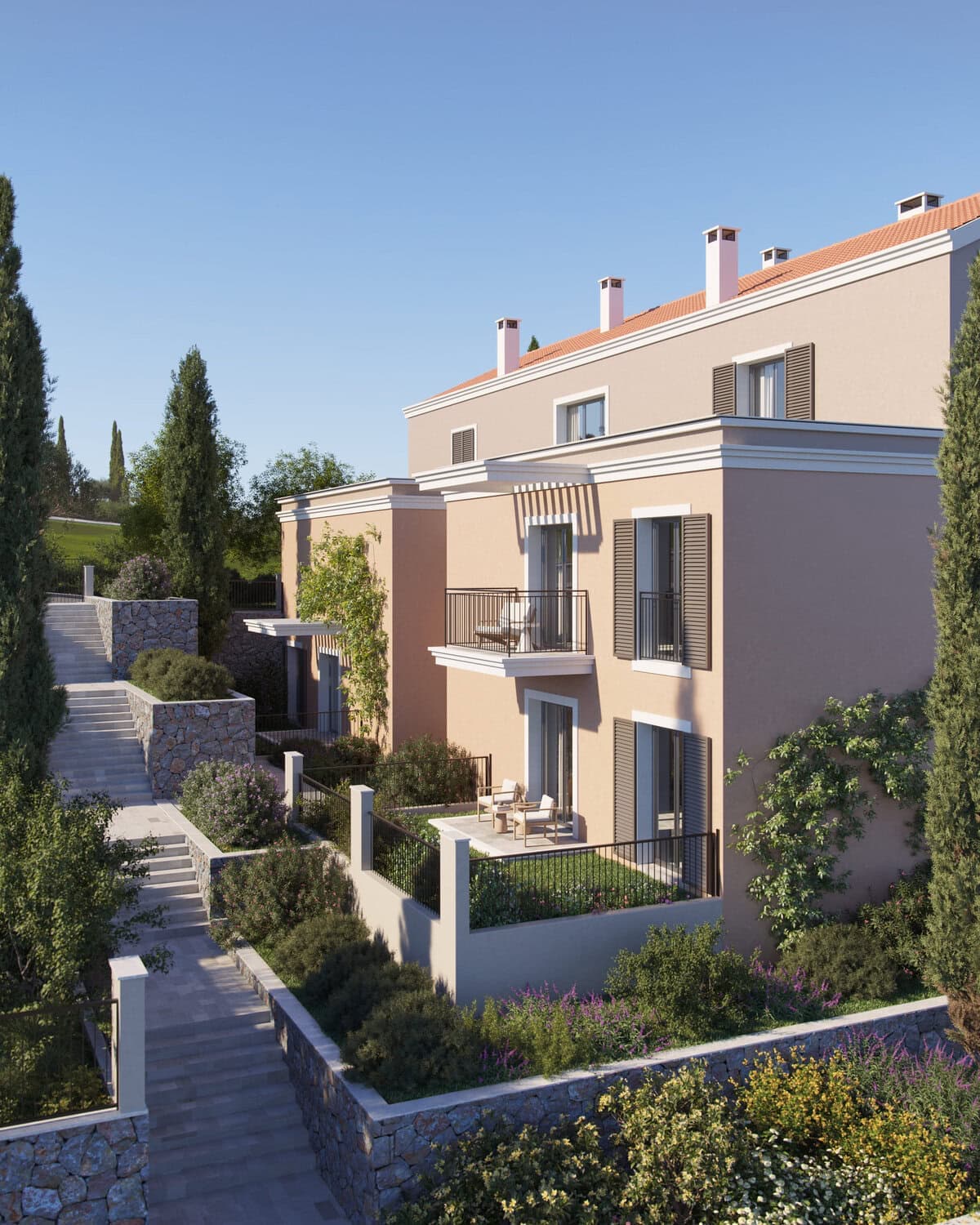 Современная однокомнатная квартира в комплексе Heights Residences, Тиват, залив Луштица — фото 8 из 8