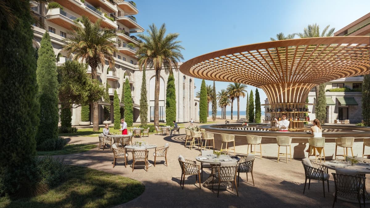 Брендированные апартаменты с двумя спальнями Karisma Hotels&Residences, Улцинь, Велика площадь — фото 14 из 19