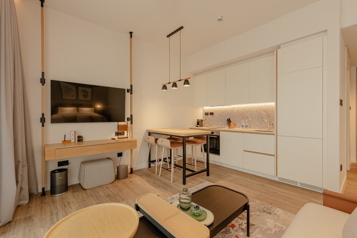 Otel hizmetli stüdyo daire, Boka Place, Tivat, Porto Montenegro — 14 fotoğraftan 2.
