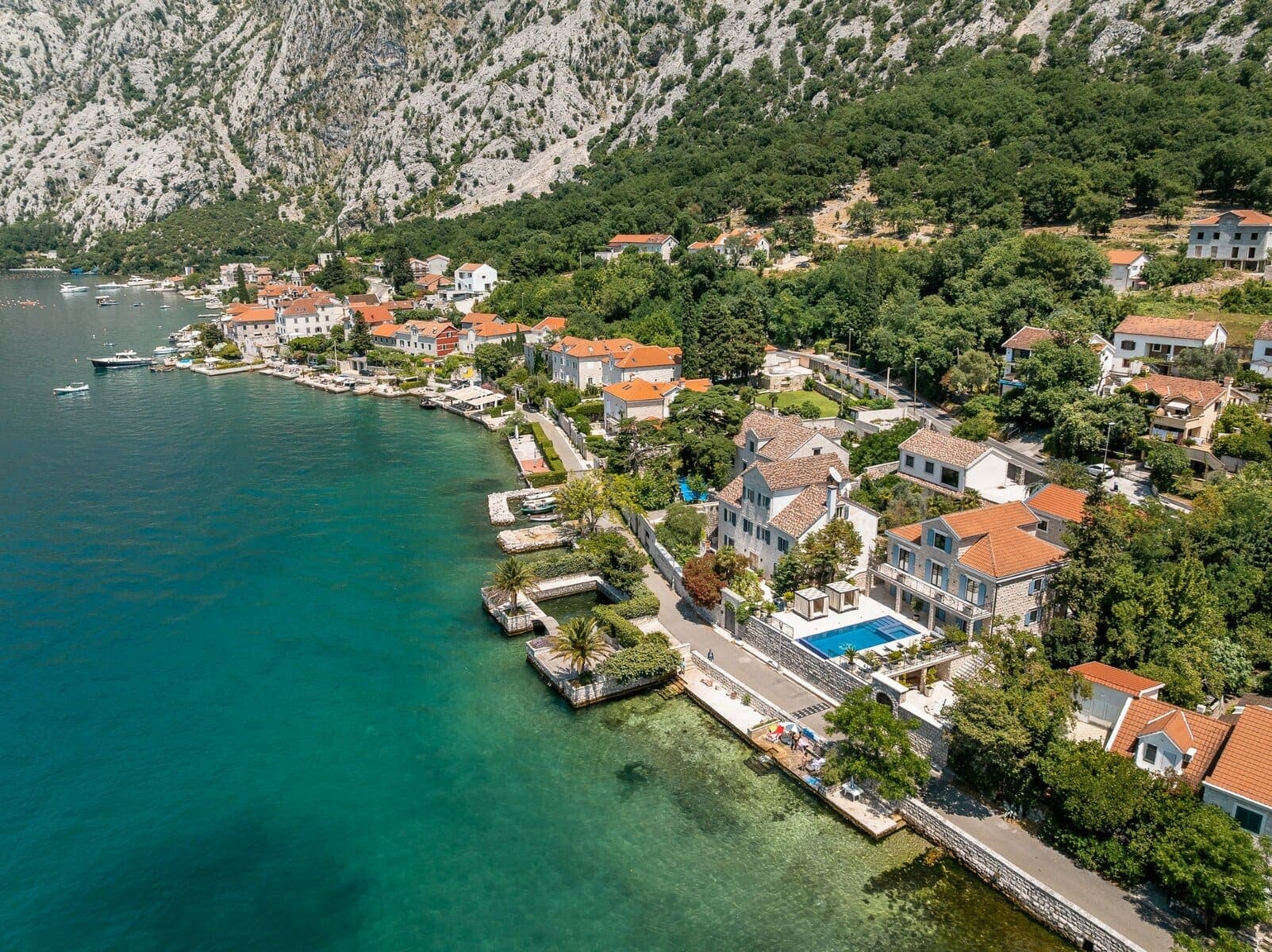 Каменная вилла на берегу моря Ljuta, Котор, Люта — фото 42 из 42