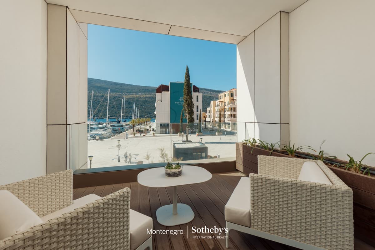 Portonovi Tek Yatak Odalı Marina Manzaralı Daire, Herceg Novi, Portonovi — 16 fotoğraftan 14.