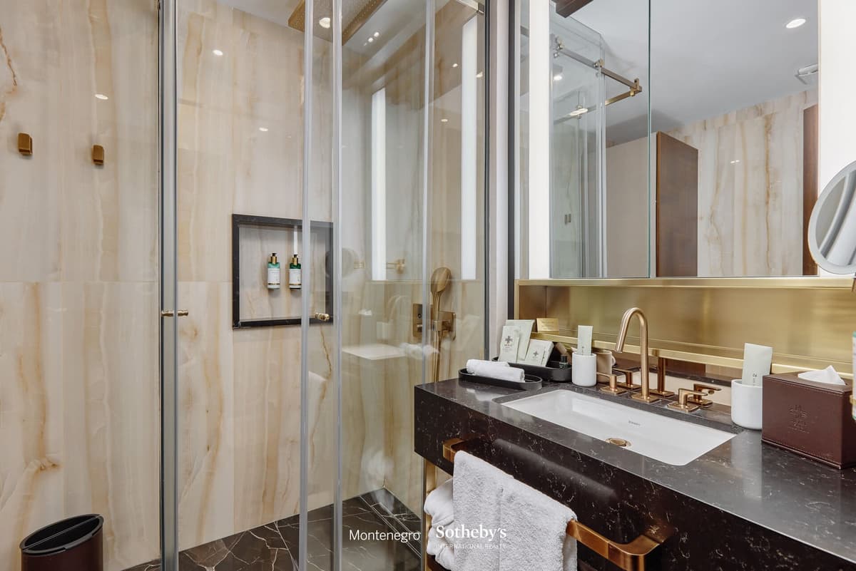 Exclusive Tek Yatak Odalı Daire Merit Starlit Hotel, Budva, Mediteranska Caddesi — 15 fotoğraftan 7.