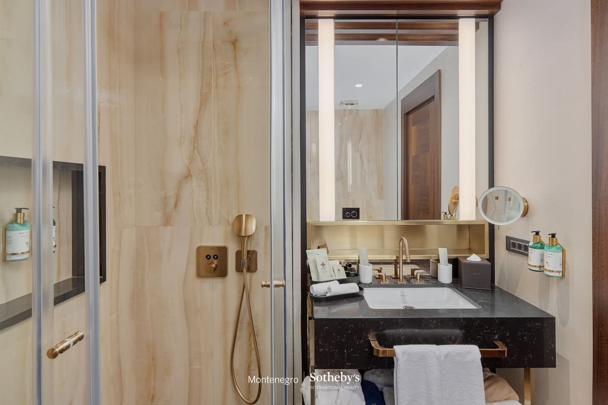 Exclusive Tek Yatak Odalı Daire Merit Starlit Hotel, Budva, Mediteranska Caddesi — 15 fotoğraftan 8.