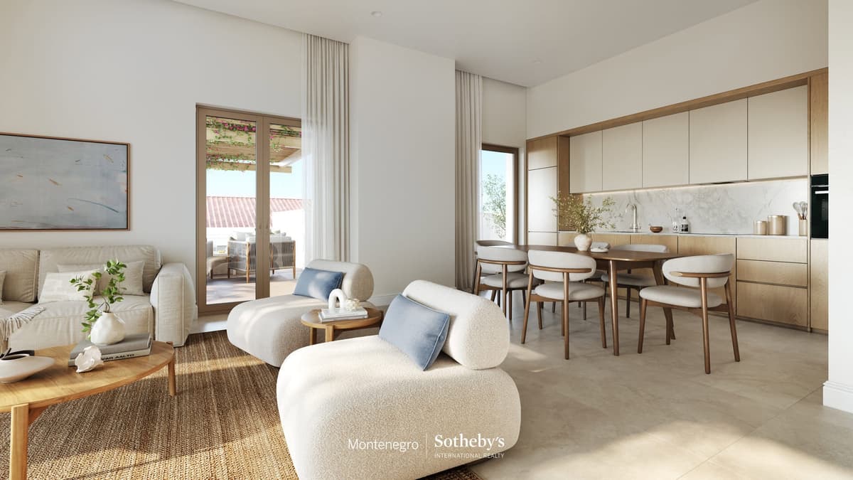 Апартаменты с 1 спальней и видом на море, Marina Village, Тиват, залив Луштица — фото 2 из 11