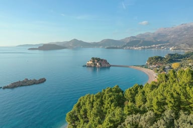 Bauland in Meeresnähe, Budva, Sveti Stefan