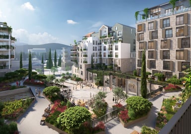 Wohnung Ostro mit zwei Schlafzimmern und Hotelservice, Boka Place, Tivat, Porto Montenegro