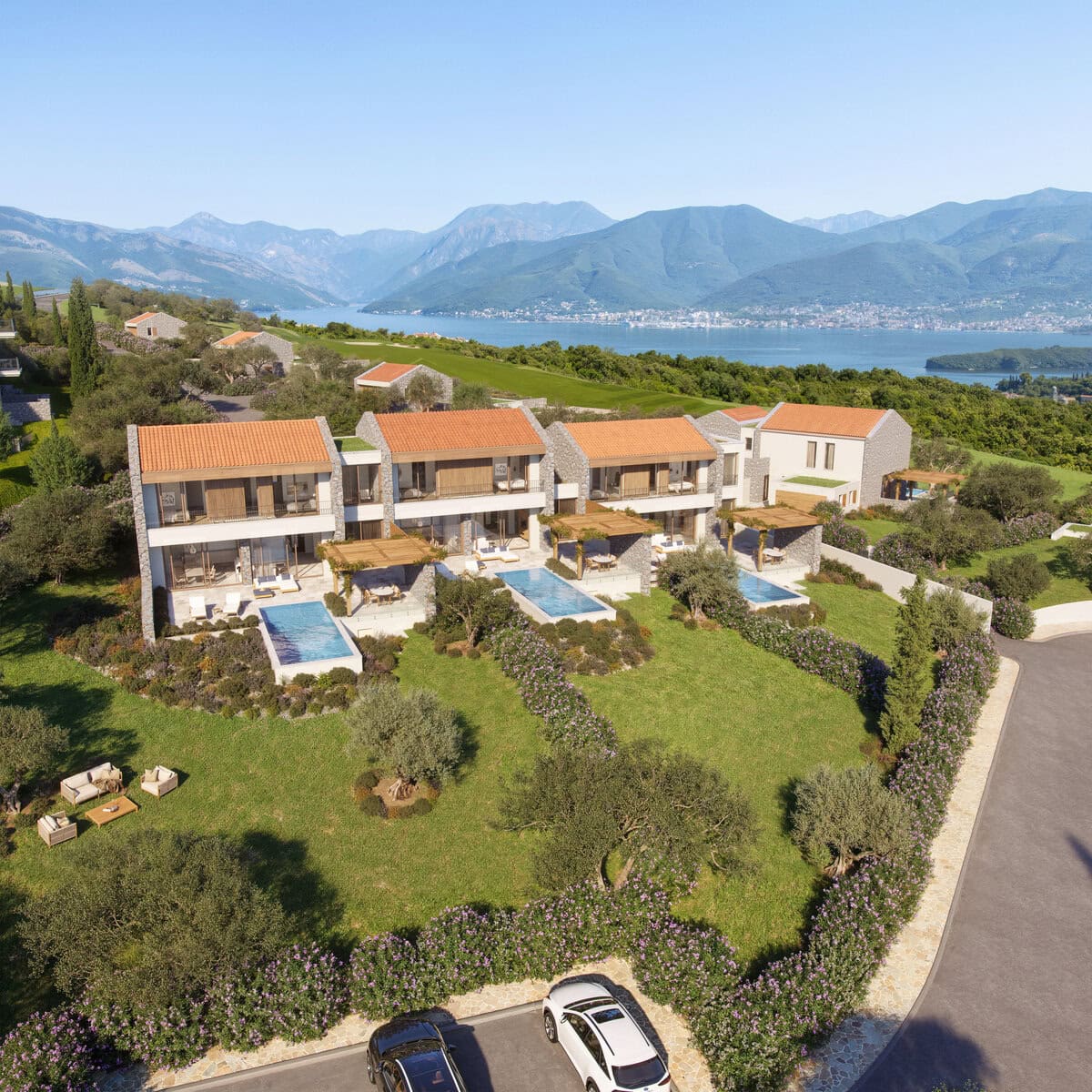 Таунхаус 3bdr Lustica Bay, Тиват, залив Луштица