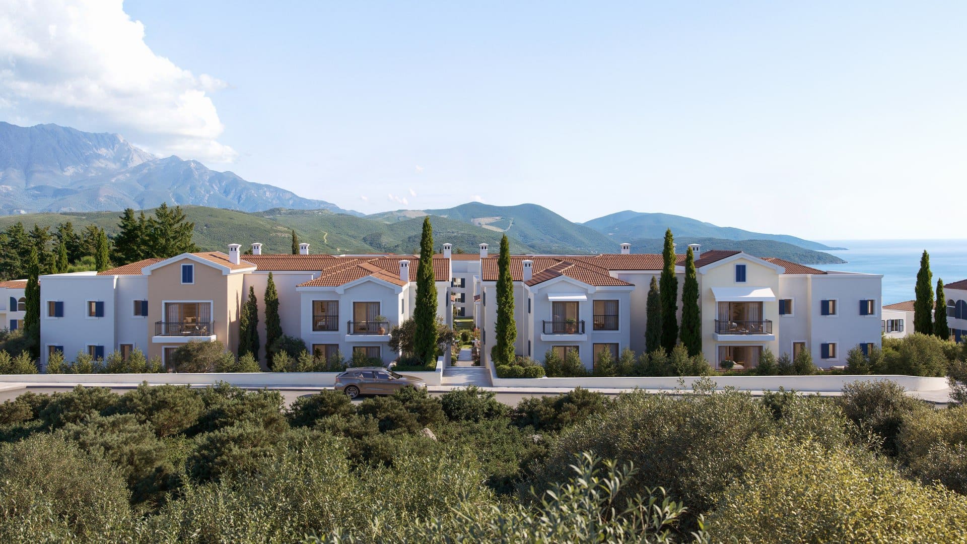 Apartman s jednom spavaćom sobom i pogledom na more, Tivat, Luštica Bay