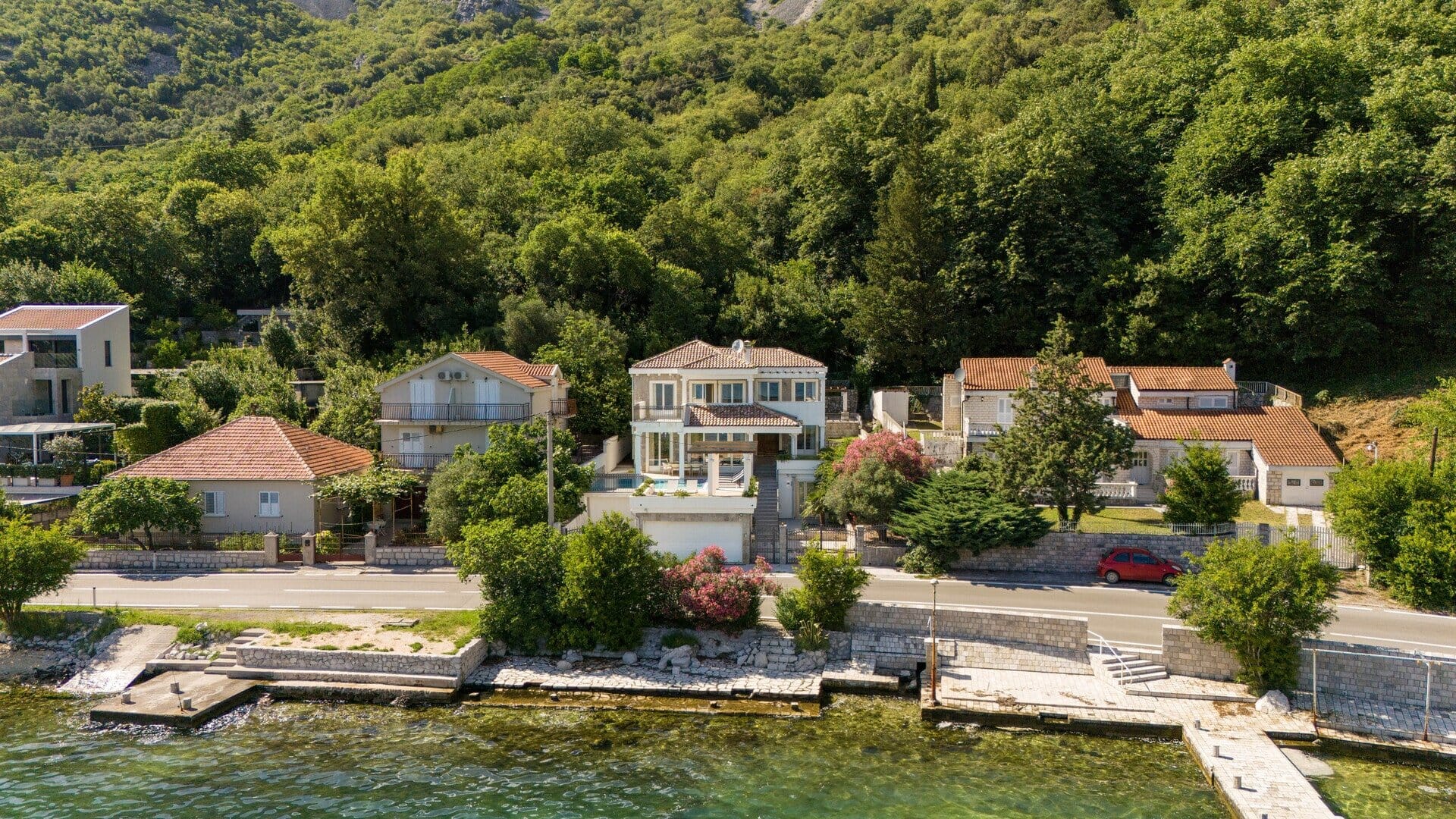 Contemporary Waterfront Villa Strp, Kotor, Strp