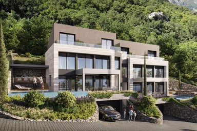 Neue zeitgenössische Villa Dobrota, Kotor, Dobrota