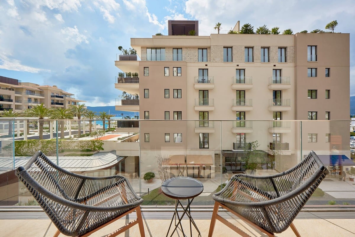 Köşe 2 yatak odalı Daire Elena, Tivat, Porto Montenegro
