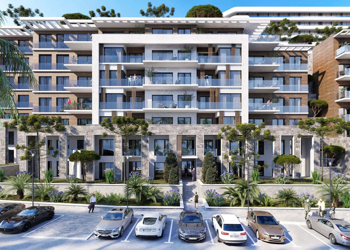 Роскошные апартаменты в 5* жилом курорте, Бар, Канж