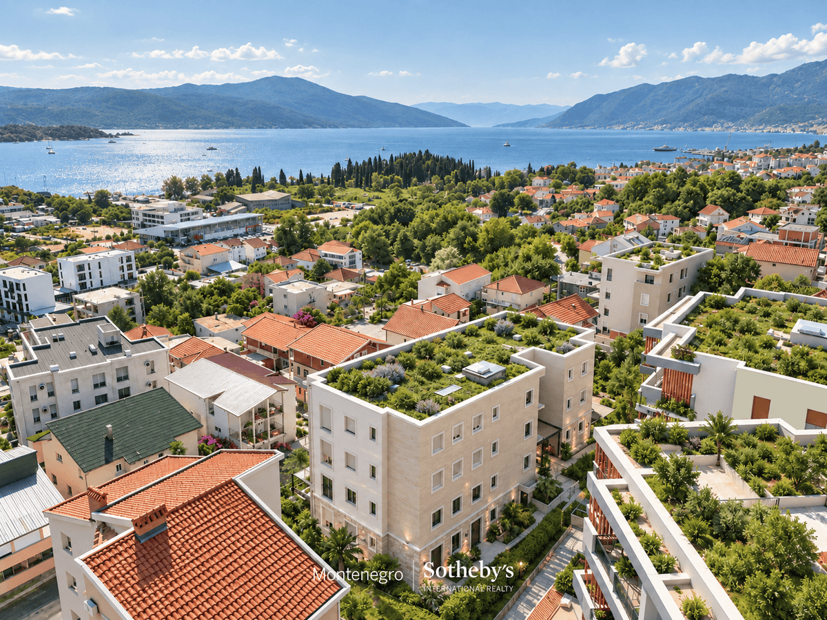 Eşyalı iki yatak odalı daire, Tivat, Tivat, Kava