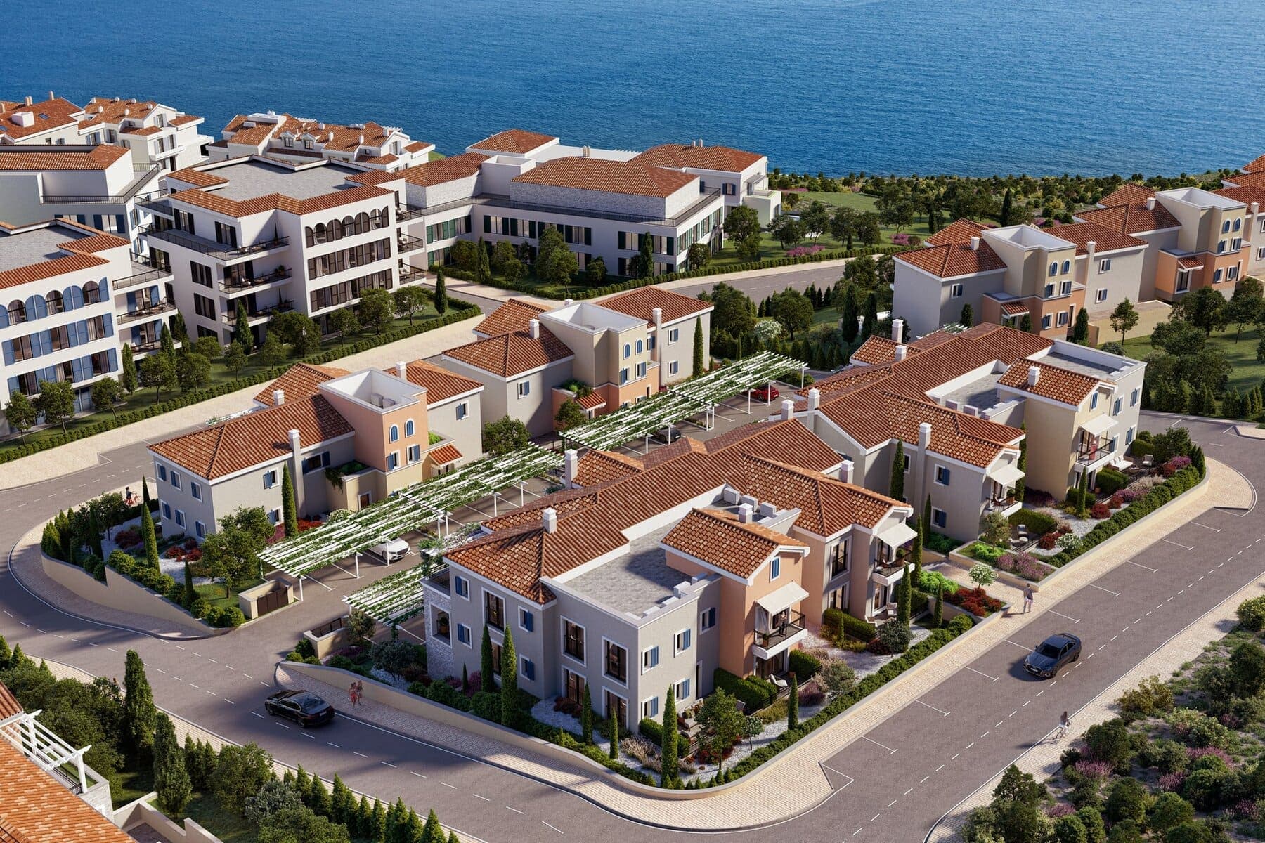Apartman s jednom spavaćom sobom i pogledom na more, Tivat, Luštica Bay — fotografija 1 od 17