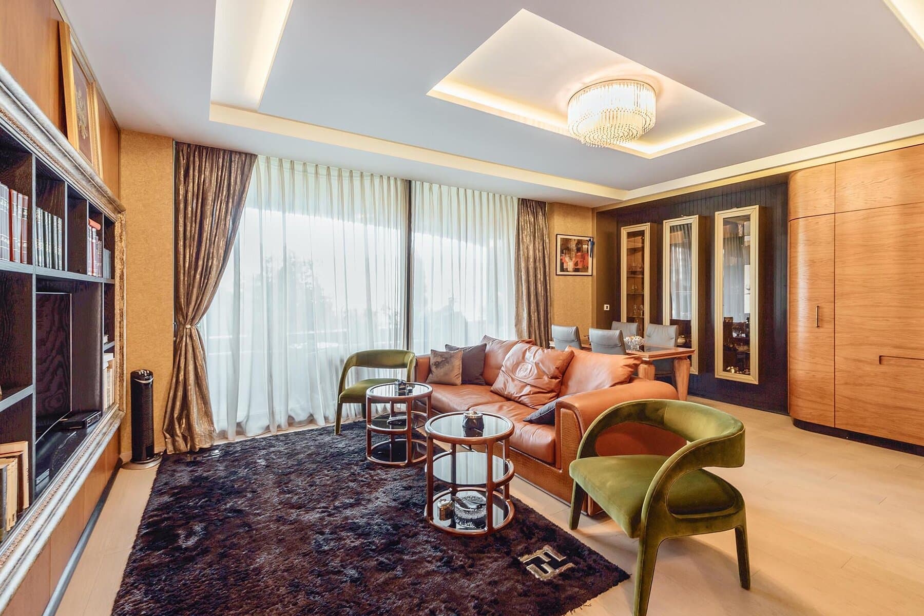 Royal Gardens'ta 2 Yatak Odalı Lüks Daire, Budva, Kraliyet Bahçeleri — 13 fotoğraftan 3.