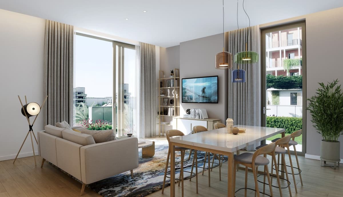 Boka Place Alba building 1bdr Daire, Tivat, Porto Montenegro — 9 fotoğraftan 6.