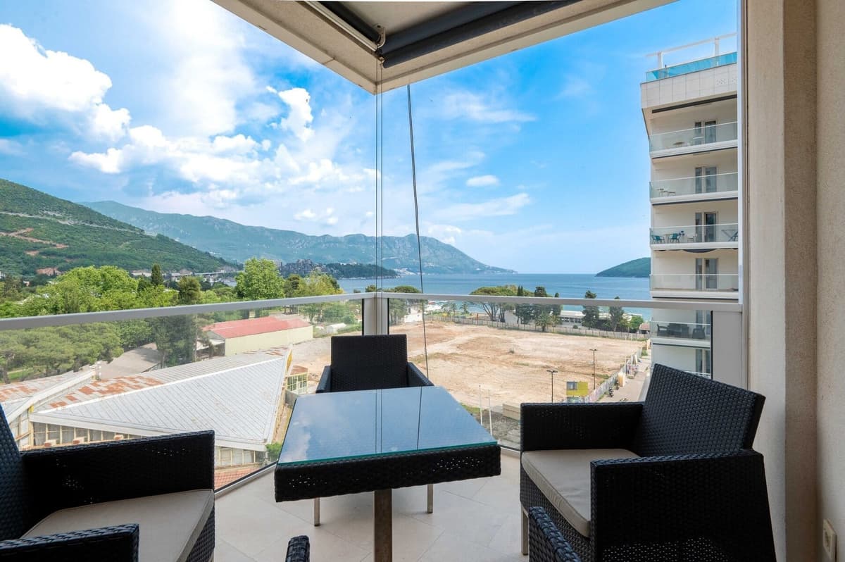 Tre Canne 2bdr Deniz Manzaralı Daire, Budva, Tre Canne — 17 fotoğraftan 14.