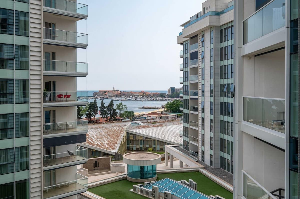 Tre Canne 2bdr Deniz Manzaralı Daire, Budva, Tre Canne — 17 fotoğraftan 17.