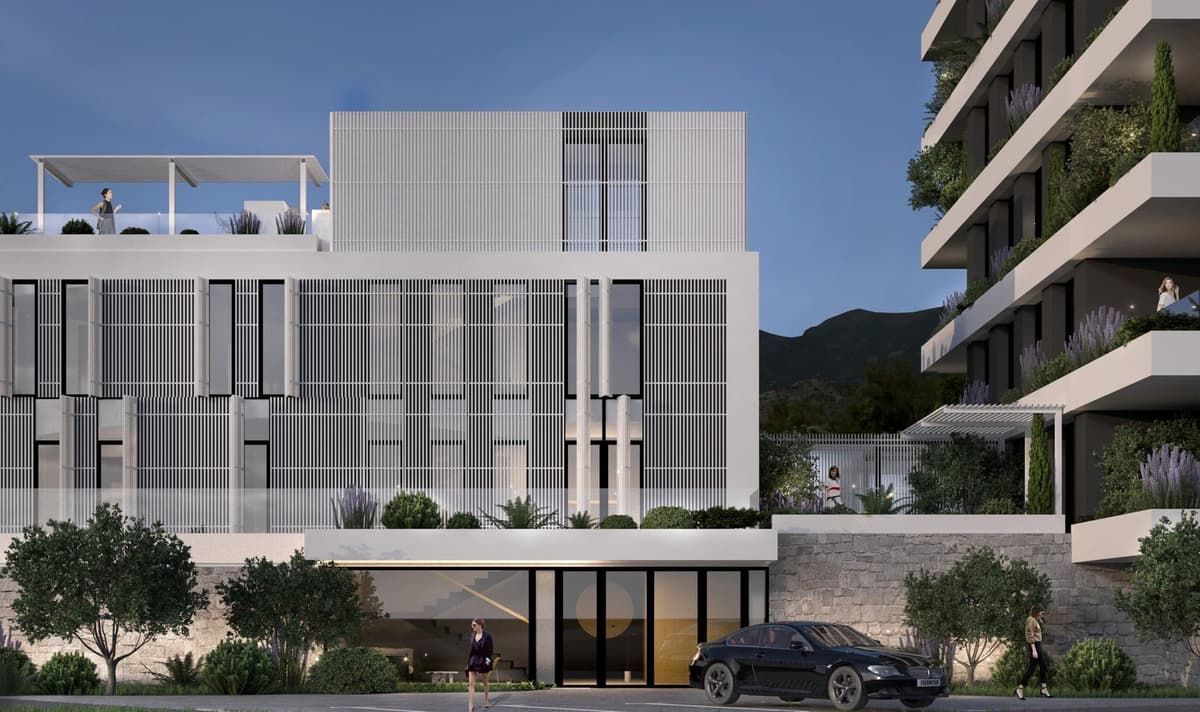 Alivia 3bdr Deniz Manzaralı Penthouse Daire, Budva, Sveti Stefan — 14 fotoğraftan 2.