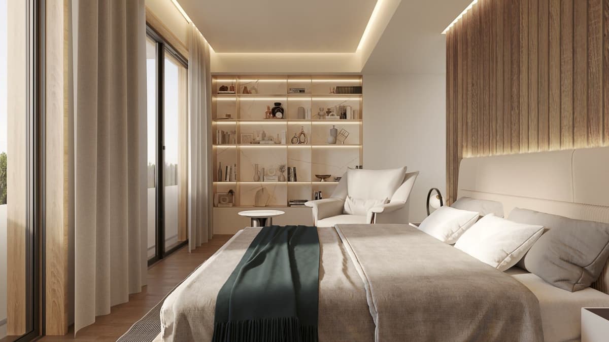 Alivia 3bdr Deniz Manzaralı Penthouse Daire, Budva, Sveti Stefan — 14 fotoğraftan 8.