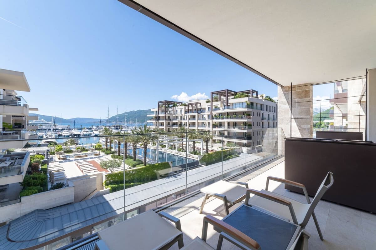 Elena 3bdr Deniz Manzaralı Daire, Tivat, Porto Montenegro — 23 fotoğraftan 22.