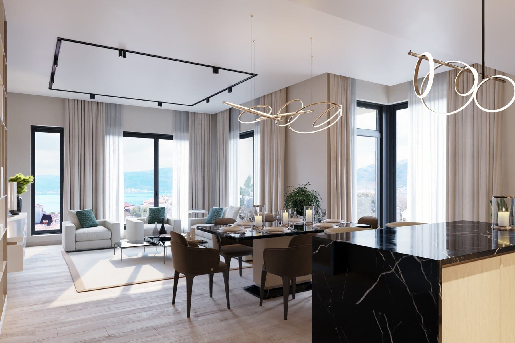 Отель Tivat&Residences 2bdr Apartment, Тиват, Сельяново — фото 3 из 19