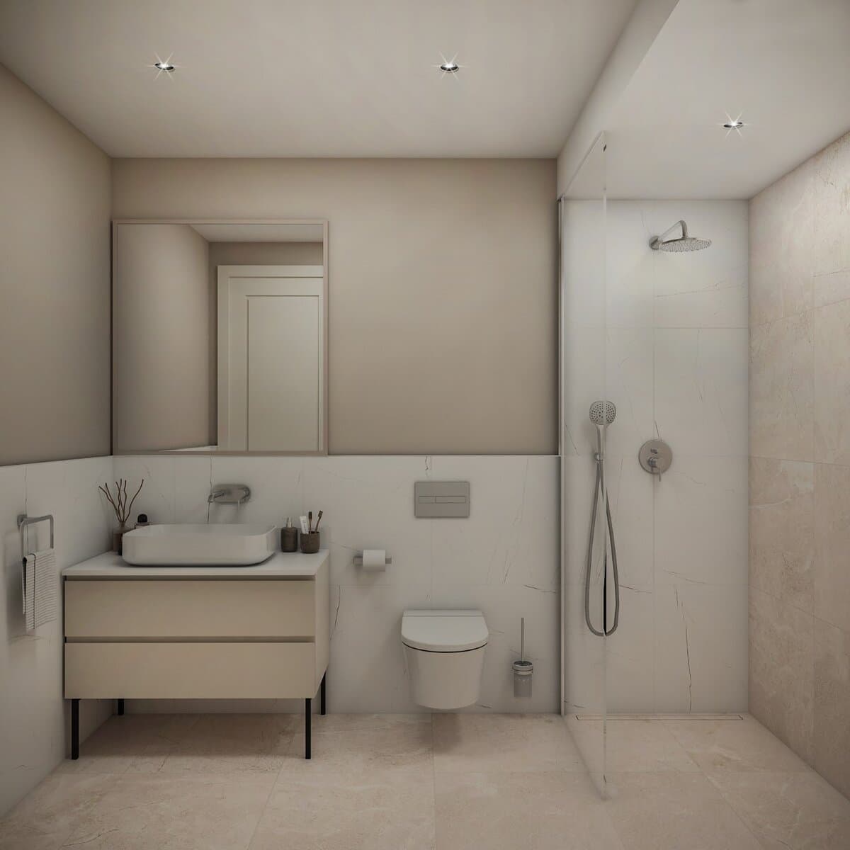 Centrale'de Yeni 2bdr Flat Daire, Tivat, Lustica Bay — 16 fotoğraftan 7.