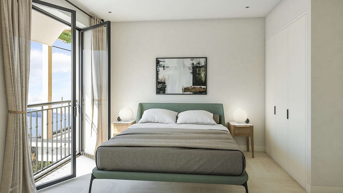 Botanika 2 yatak odalı Deniz Manzaralı Daire, Tivat, Lustica Bay — 13 fotoğraftan 7.
