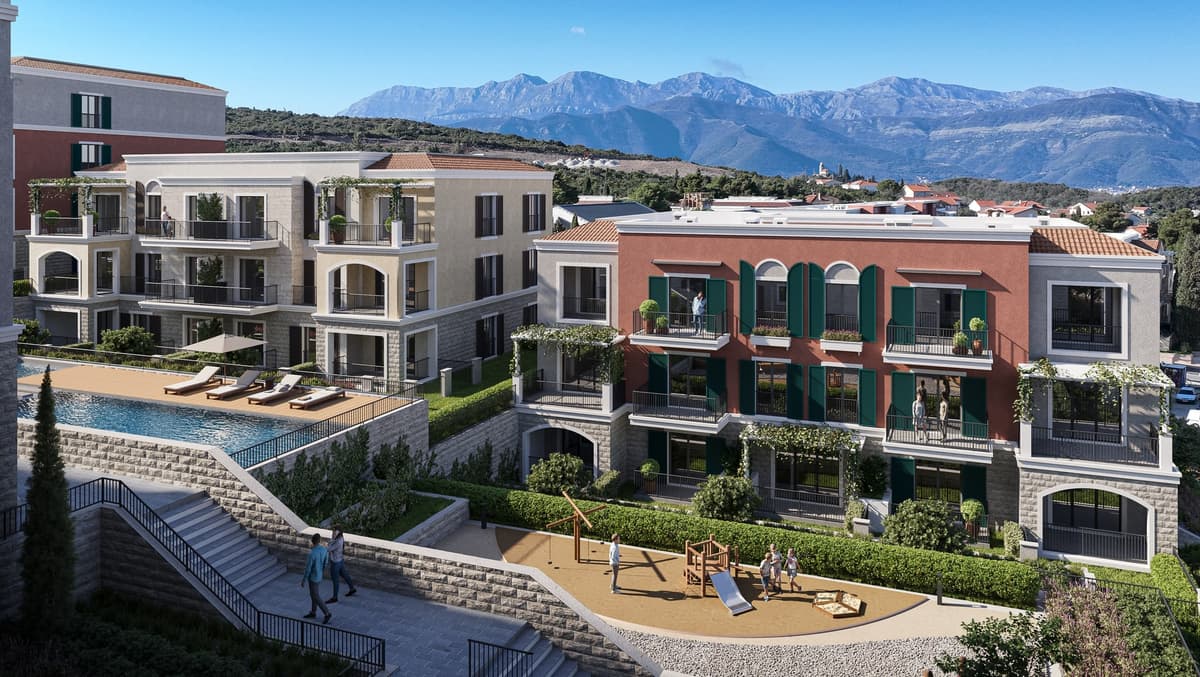 Yeni 1 yatak odalı Daire, Lustica Bay Centrale, Tivat, Lustica Körfezi — 11 fotoğraftan 3.