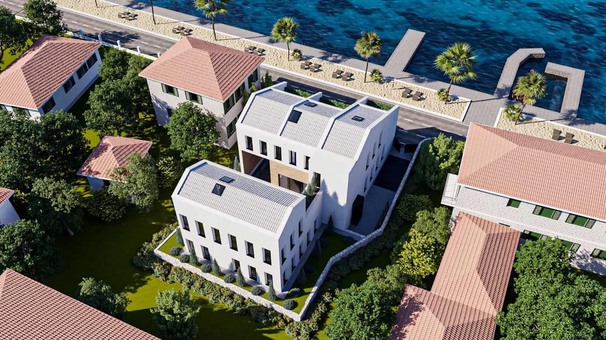 Вилла на берегу моря в Тивате, Тиват, Донья Ластва — фото 21 из 26