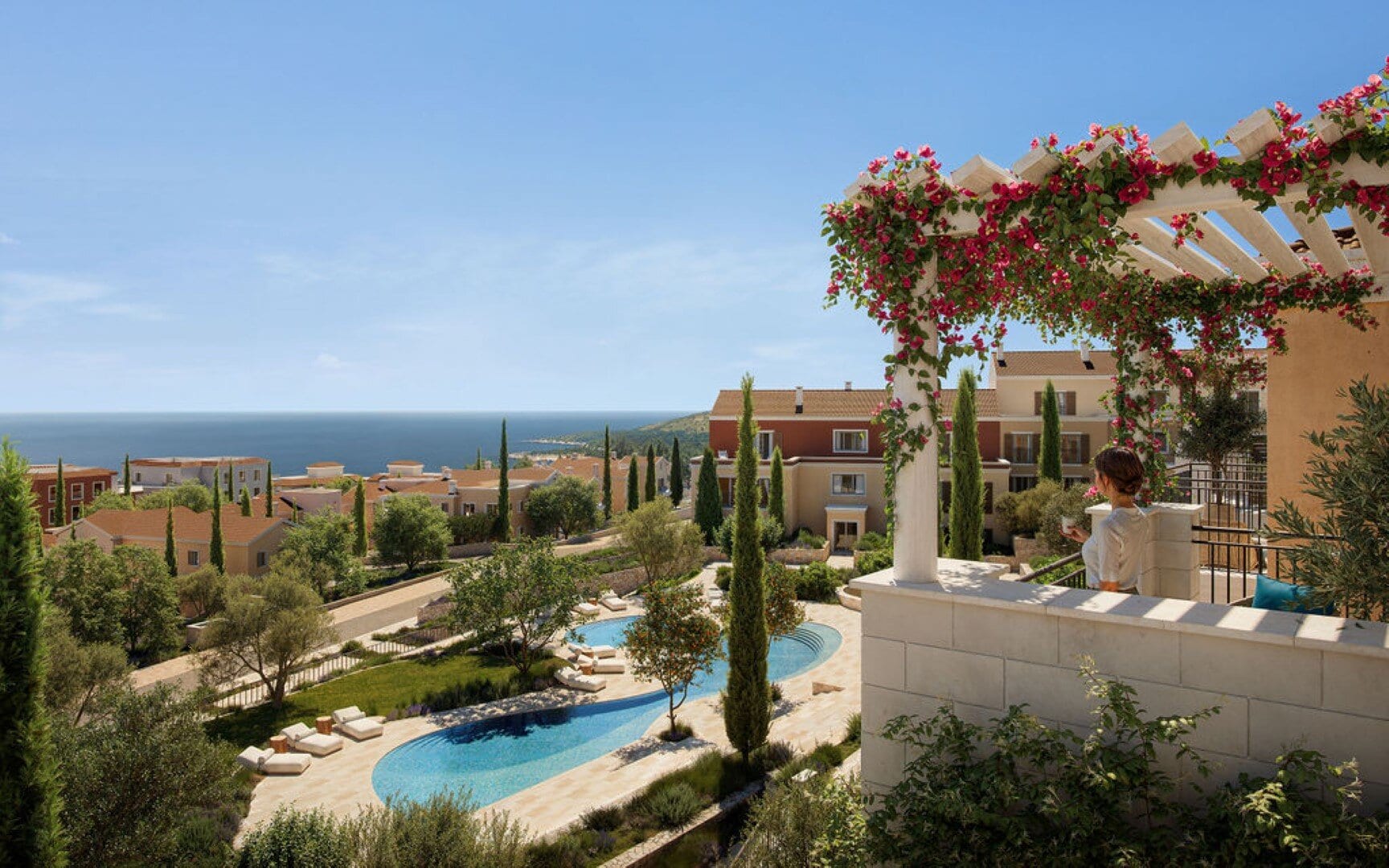 Апартаменты с одной спальней Heights Residences, Тиват, залив Луштица