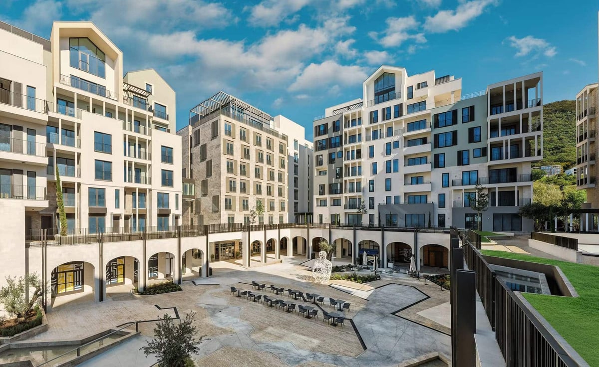 Меблированная двухкомнатная квартира Boka Place, Тиват, Порто Черногория