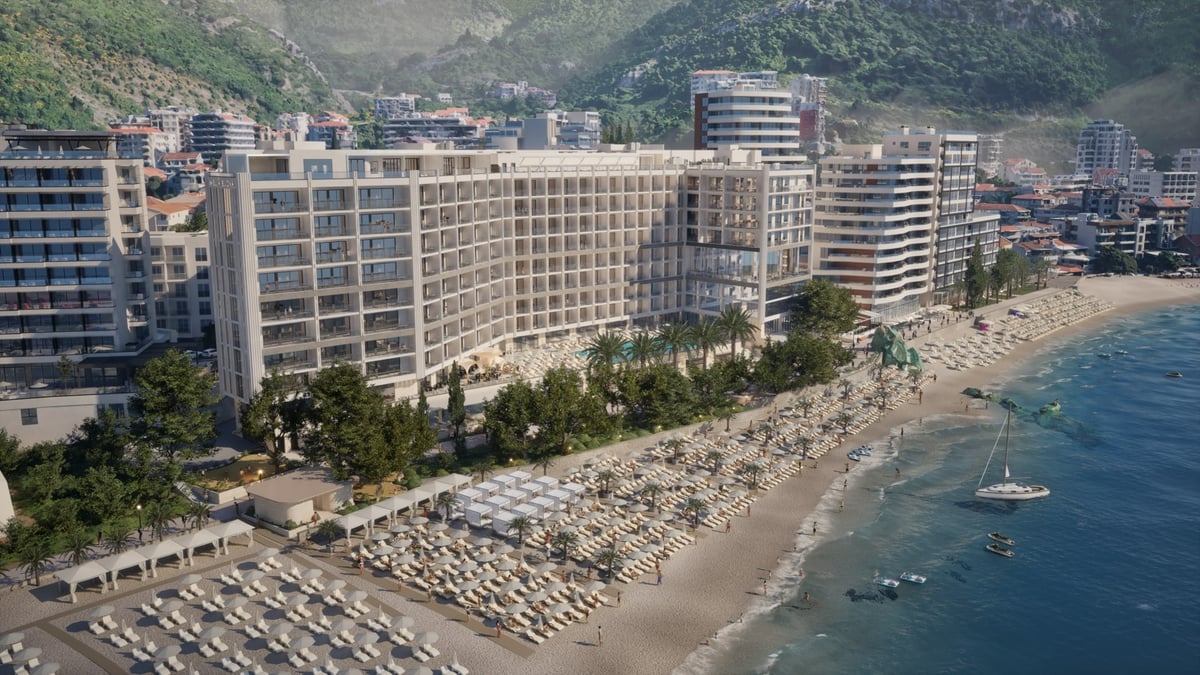 Апартаменты с одной спальней Waterfront Melia 5*, Будва, Бечичи
