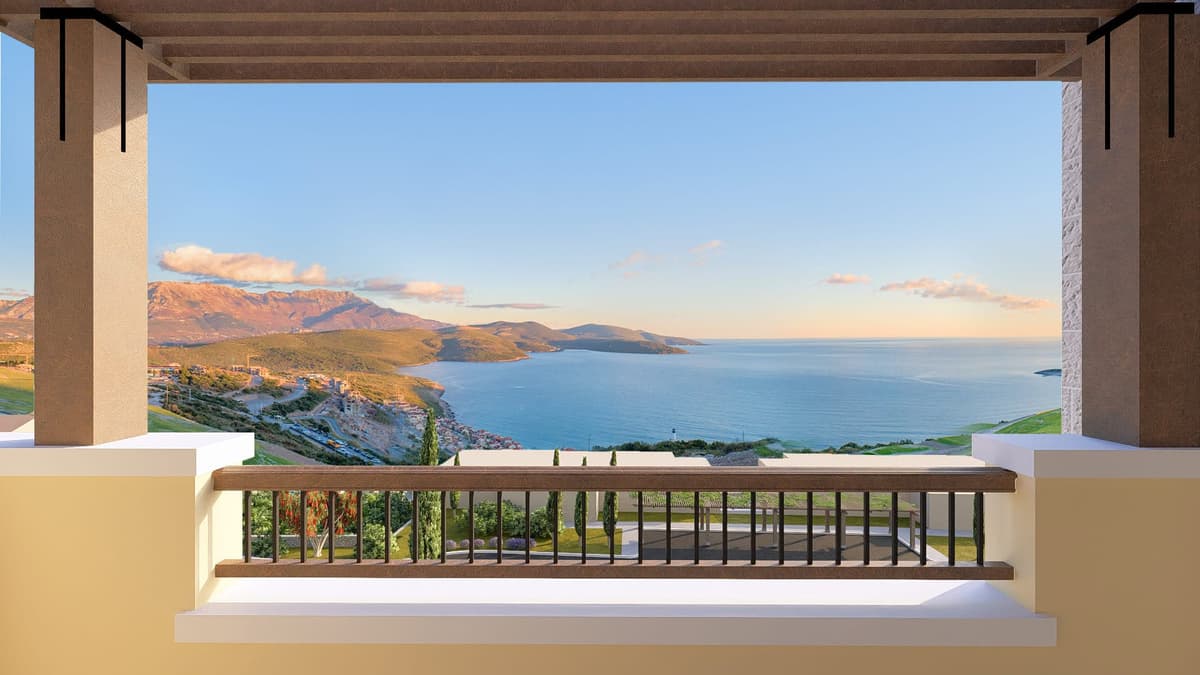 Апартаменты с одной спальней Horizon Residences, Тиват, залив Луштица — фото 6 из 8