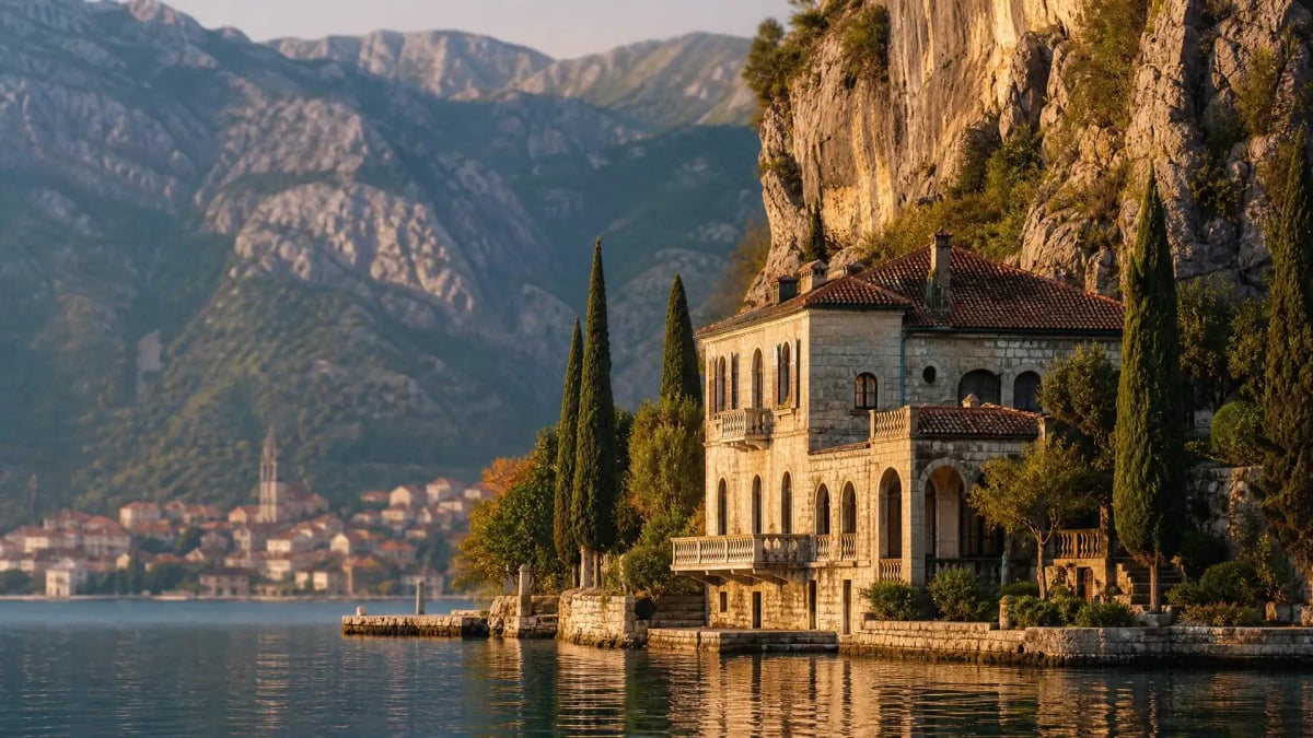 Kotor, Karadağ'da satılık lüks konutlar