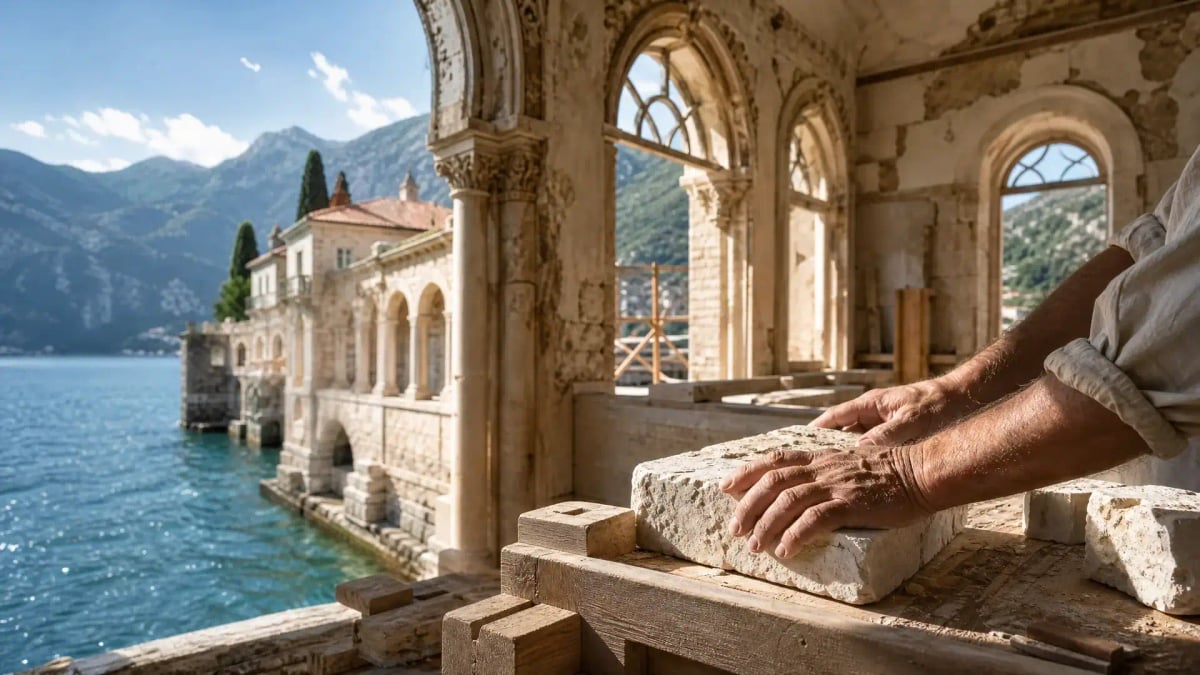 Renoviranje i restauracija vila u Crnoj Gori: zaštita nasljeđa traži stručnost i zanat
