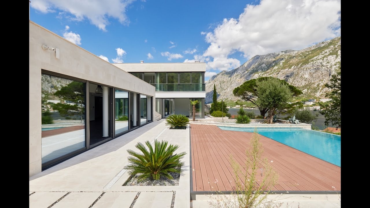 Muo, Kotor: Stunning Mediterranean Estate with Panoramic Sea Views