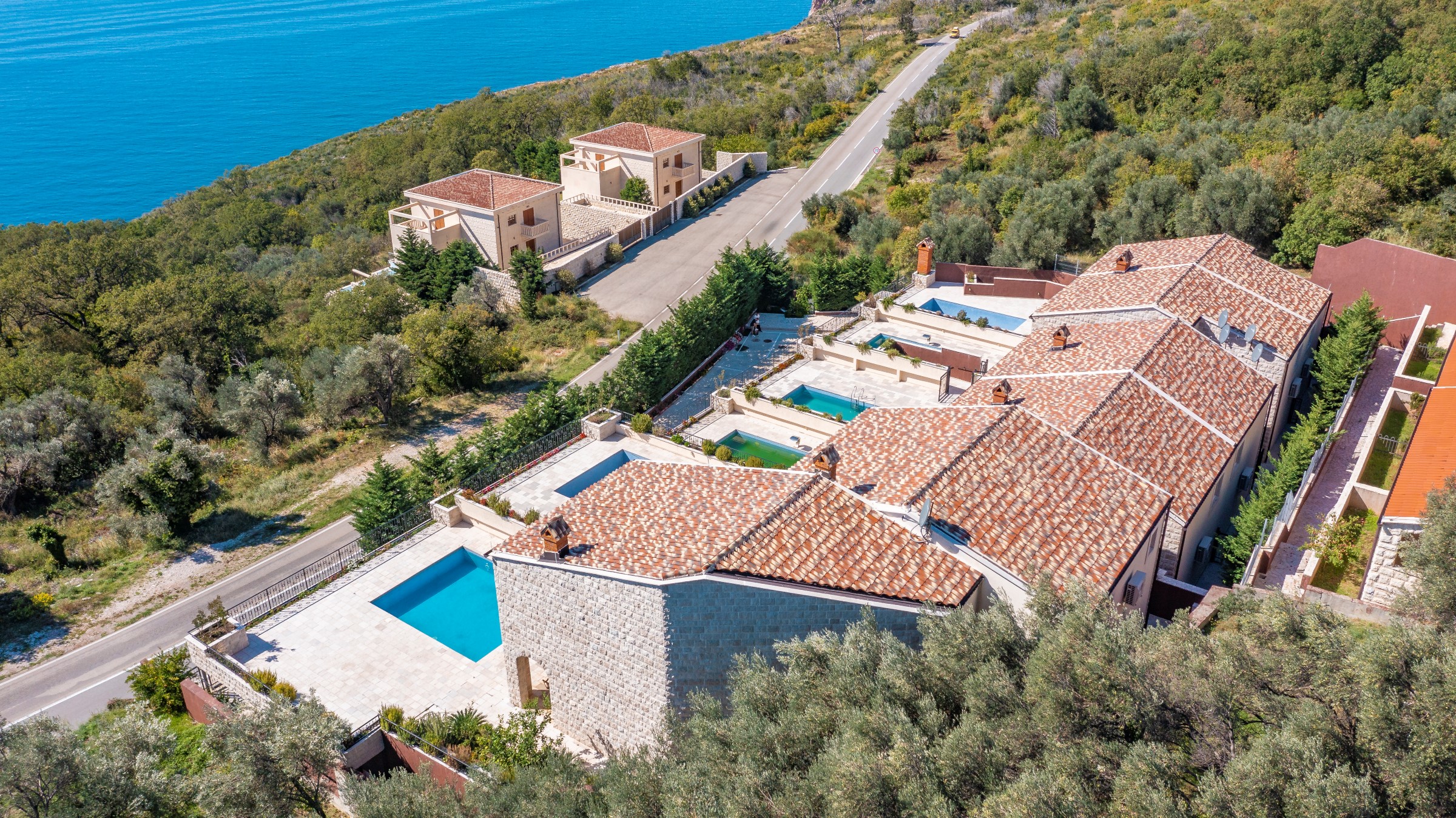 Budva, Rezevici Montenegro stone villa for sale