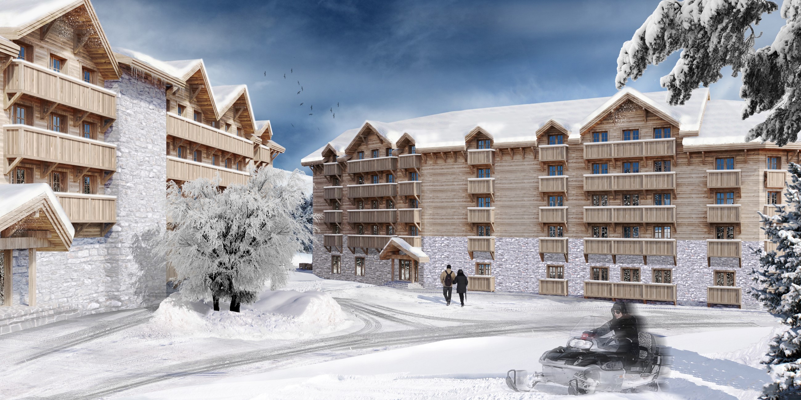 2 Kolasin K16 apartments within the Swissotel Resort next to the ski center Kolasin 1600