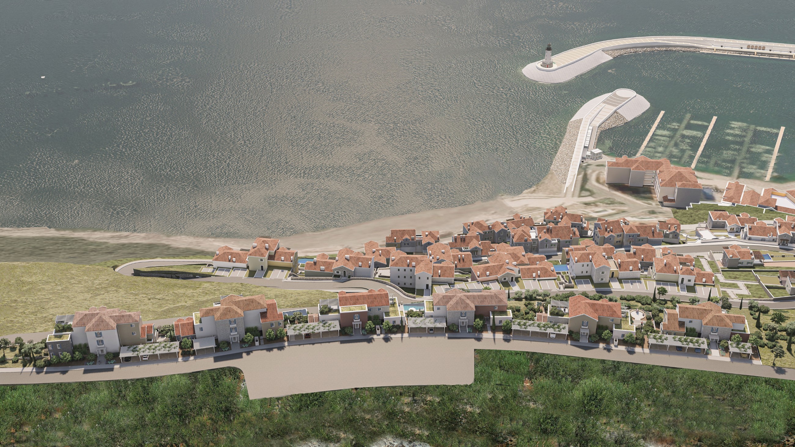 Apartamento 2 habitaciones 43 m² Radovici, Montenegro